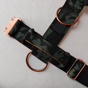 パーソナライズされたトレーニング狩猟ソフトナイロンパッド入りエアタグ戦闘戦術犬ハーネスベスト金属製バックル付き - Product Image 3