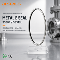 Sello Metálico E de Acero Inoxidable SS304 SS316L, Sellado de Brida Personalizado de Alta Temperatura y Alto Vacío para Bomba de Vacío