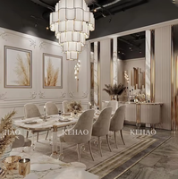 Fabrik Großhandel Nordic Möbel Esstisch mit 8 Stuhl Acryl Esstisch Transparente Hochzeit Bankett Tisch Rechteckig