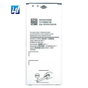 Thay thế pin di động EB-BA310ABE cho Samsung Galaxy A310 A3 2016 A310 A3100 pin Lithium-ion gốc