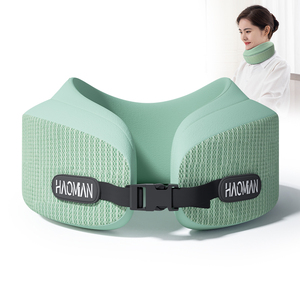 Oreiller <span class=keywords><strong>de</strong></span> <span class=keywords><strong>voyage</strong></span> <span class=keywords><strong>cervical</strong></span> en mousse à mémoire <span class=keywords><strong>de</strong></span> <span class=keywords><strong>forme</strong></span> respirante en <span class=keywords><strong>forme</strong></span> <span class=keywords><strong>de</strong></span> U, personnalisable avec logo, portable et massant - Product Image 1