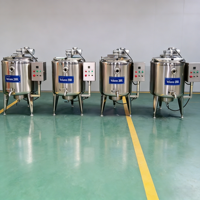316L不锈钢SIP CIP食品行业自动灭菌发酵罐 FDA GMP卫生蒸汽灭菌