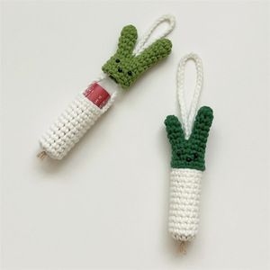 Nuevo Producto de Comercio Exterior Transfronterizo Tiktok: Labial de Algodón Tejido, Hecho a Mano, Estilo <span class=keywords><strong>Americano</strong></span> Creativo, con Diseño de Abeja y Sandía - Product Image 2