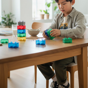 Bloques de Construcción Suaves de Relleno, Bloques de Construcción de Gelatina Transparentes y Coloridos, Educación Temprana <span class=keywords><strong>para</strong></span> Niños Pequeños - Product Image 2
