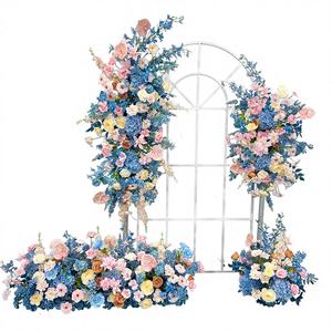 Camino de Mesa de Flores de Seda Coloridas Personalizadas de Promise Factory para Bodas, Día de la Madre y Eventos Navideños, Decoración Colgante - Product Image 1