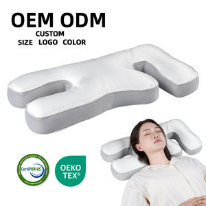 Pabrik Bantal Tidur Samping OEM/ODM - Bantal Bentuk Y & Lubang Telinga yang Dapat Disesuaikan untuk Nyeri Leher, Pesanan Grosir - Product Image 1