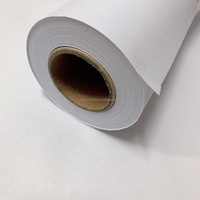 Rollo de papel de dibujo arquitectónico de 80GSM, 620mmX 50 yardas, papel de plotter duradero y seguro para papel de impresión de valores y cartones