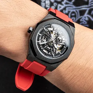 时尚经典硅胶表带自动新Fastrack定制豪华手表的男性
