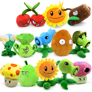 Juguetes de Peluche Personalizados con Forma de Planta, Muñecos de Peluche Suaves OEM ODM, Lindas Figuras de Zombis de Dibujos Animados, Coleccionables, Bordados con Algodón PP - Product Image 2