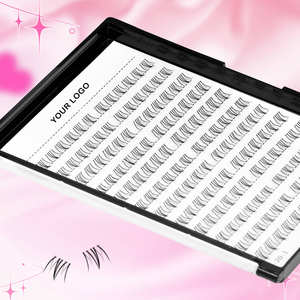 Ciglia inferiori a grappolo banda trasparente per ciglia da te logo personalizzato <span class=keywords><strong>Manga</strong></span> ciglia inferiori - Product Image 4