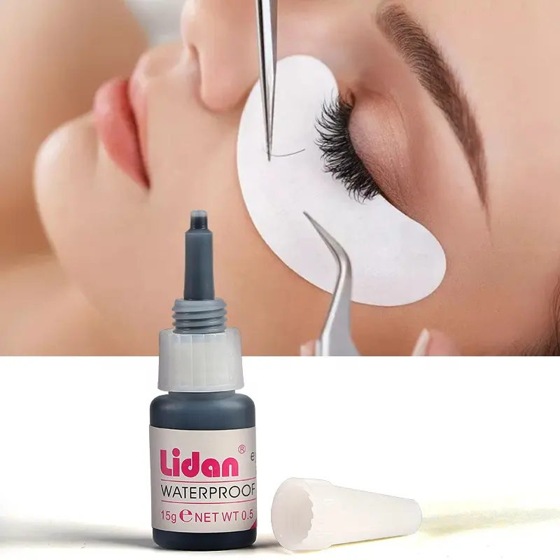 Lidan 15g Planting And Grafting False Eyelashes Glue 5 Seconds Quick-Drying False Eyelash Adhesive Wholesale Eyelash Glue