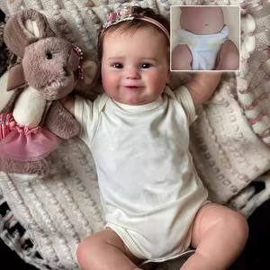 Poupée Reborn en Silicone Réaliste Meddie, Corps Complet, Jouet Doux, Style Poupée de Mode, Résistante à l'Eau - Product Image 1