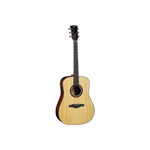 Guitares acoustiques EKO GUITARS - WOW D800E SS en épicéa/sapelli, table en épicéa, dos et flancs en sapelli, manche et touche en acajou. - Product Image 1