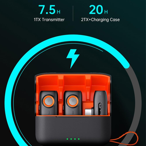 Micrófono Inalámbrico Lavalier Hohem de 2.4ghz MIC-01, Plug and <span class=keywords><strong>Play</strong></span>, 20 Horas de Duración de la Batería, Micrófono Inalámbrico para Móviles Android, iPhone, iOS - Product Image 2