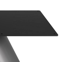 Base 2 Pieds Assemblage Table Debout Bureau Original Dîner Table Épingle À Cheveux Araignée Jambes Pince En Acier Inoxydable Métal Table Base
