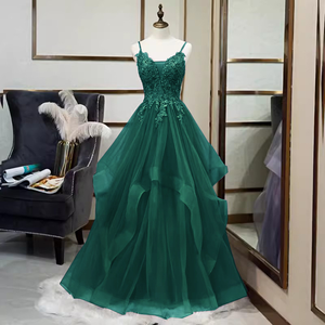 <span class=keywords><strong>Robe</strong></span> <span class=keywords><strong>de</strong></span> soirée <span class=keywords><strong>de</strong></span> banquet <span class=keywords><strong>de</strong></span> style Kaosen haut <span class=keywords><strong>de</strong></span> gamme 2025, couleur violette, col en V, bretelles fines - Product Image 5