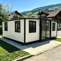 Maison mobile isolée quatre saisons de 20 pieds, économique en énergie, durable, portable, modulaire, pour une résidence hors réseau en zone rurale ou agricole
