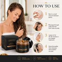 Kondisioner Rambut Alami Batana Honduras, Minyak Balm Perawatan Anti Rontok, Krim Rambut Batana, Produk Perawatan Rambut Herbal untuk Wanita dan Pria
