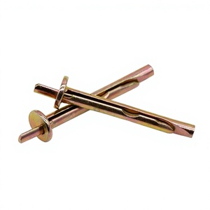 Vis de fixation pour plafond en plaques de plâtre, filetage M4, capacité 50 lb, tête amovible, acier galvanisé, diamètre 1/4 po, pour bricolage - Product Image 2