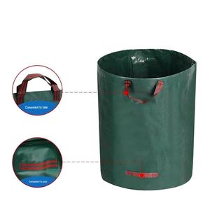 Bolsa Impermeable para Hojas de Jardín con Tela Tejida de PP Reforzada, Recolector de Residuos de Jardín de Gran Capacidad para Limpieza de Césped y Jardín al Aire Libre - Product Image 3