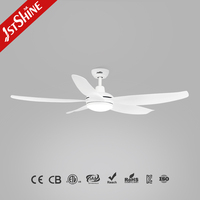 Ventilador de Techo Inteligente 1stshine con Luz LED, Control por Voz a través de Aplicación Wifi, Diseño Moderno, Eficiente y de Calidad para el Hogar