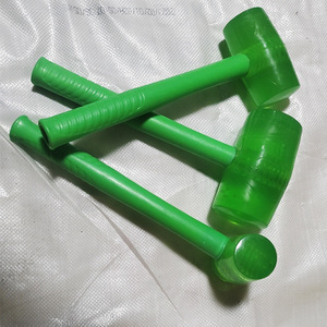 ค้อนยางโมซวน ด้ามพลาสติกสีเขียวและสีส้ม หัวกลม สำหรับติดตั้งและตกแต่งกระเบื้อง - Product Image 3