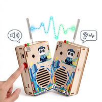 Nouveau produit, kit d'apprentissage interactif pour enfants, kit STEM DIY, talkie-walkie, jouets éducatifs en bois pour enfants