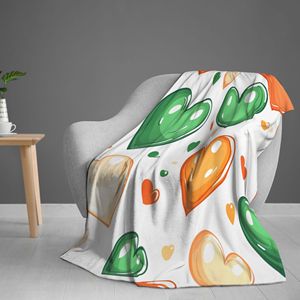 Manta de Franela Gruesa de 320 GSM con Imagen Personalizada, Manta de Lujo Moderna de Jacquard con Imitación de Piel, Cómoda Decoración de Cama de Felpa - Product Image 3