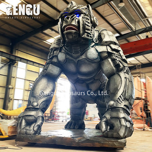 Công viên ngoài trời <span class=keywords><strong>Robot</strong></span> Khỉ đột hoạt hình 3D Vua lớn mô hình động vật Kong - Product Image 3