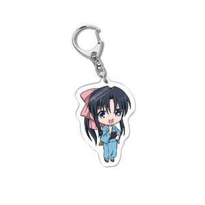 19 Stili di Portachiavi con Personaggio <span class=keywords><strong>Kenshin</strong></span> Himura, Stampa UV su Acrilico, Decorazione Anime in Plastica, Regalo - Product Image 6