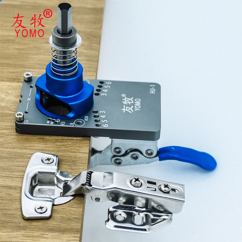 Aluminum Profile Drill Guide - Double Hole Punch Locator For 20 30 40 Series Profiles (Portable Tapping Jig)