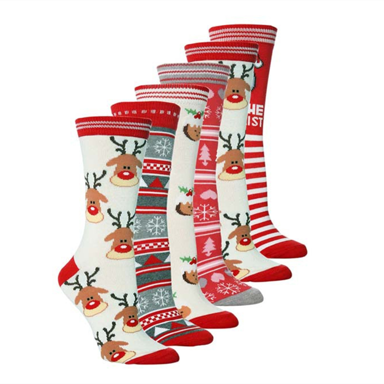 2021 womens christmas socks NEW Santa Claus elk sock For Men And Women