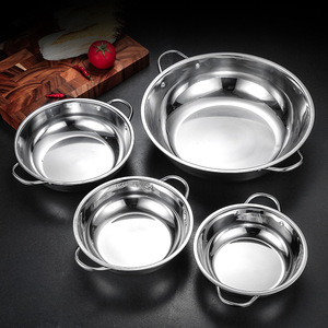 Olla de Acero Inoxidable de 2.1L/4L, Compatible con Inducción, Fácil de Limpiar, Uso Comercial - Product Image 1