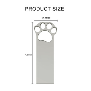 Clé USB 2.0 en métal avec LOGO personnalisé, vente en gros, 1 go, 2 go, 4 go, 8 go, 16 go, 32 go - Product Image 3