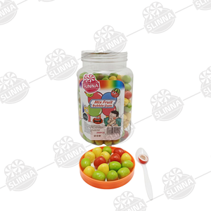 <span class=keywords><strong>Chicle</strong></span> de Burbuja Relleno con Sabor a Frutas Mixtas, <span class=keywords><strong>Chicle</strong></span> de Goma Redondo, Dulce, Multicolor, en Frasco, para Niños - Product Image 1