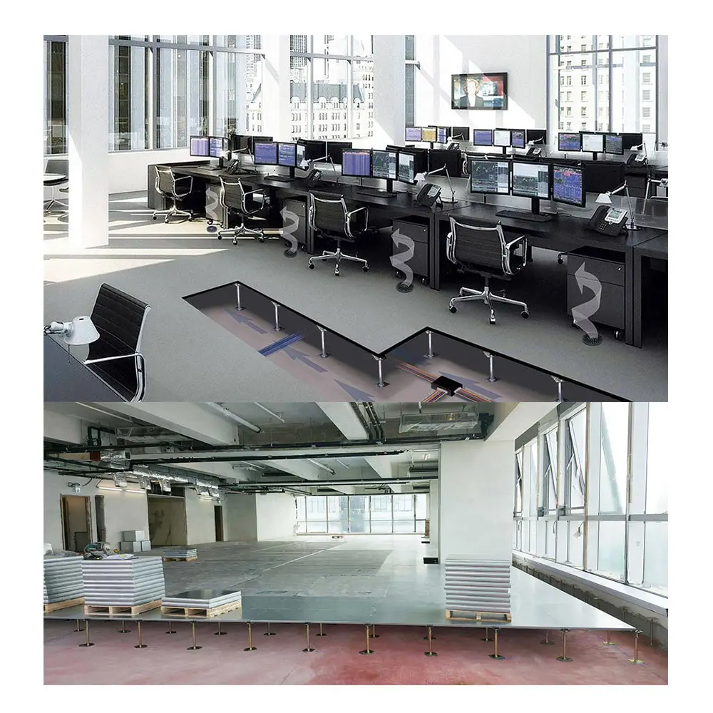 net floor low-profile cable management access flooring system