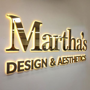 Enseigne Lumineuse <span class=keywords><strong>LED</strong></span> 3D Personnalisable pour Extérieur, Enseigne Publicitaire Rétroéclairée pour Marque, Logo d'Entreprise - Product Image 4