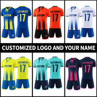 Maillot de football respirant à séchage rapide, uniforme de football sublimé, kit de football personnalisé, maillots de football fabriqués directement en usine