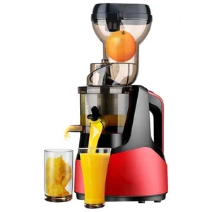 전기 상업적인 큰 입 원심 과일 야채 juicer 기계 주황색 밀감속 찬 압박 느린 juicer 갈퀴 기계