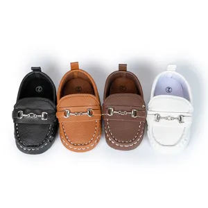 New Arrival Fashion Casual Baby Shoes Infant Moccasin Toddler Loafers Shoes Pu Moccasins Baby Dress Shoes