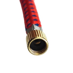 Tuyau d'air rouge de 110 mm, cousu à la machine, flexible et durable, pour extension de pompe à air manuelle - Product Image 4