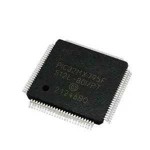 칩 100 pcs Suppliers-새로운 원본 PIC32MX795F512L-80I/PT TQFP-100 32 비트 마이크로 컨트롤러 칩