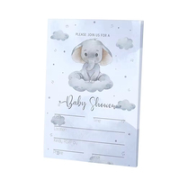 Tarjetas de Invitación para Fiesta de Baby Shower, Impresión Personalizada, Ecológicas, Duraderas, 25 Tarjetas de 4*6 Pulgadas con Sobres