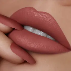 Matte Liquid Lipstick Matte Nude Shade Liquid Lipstick Custom Private Label Vendor Lipstick New Lipstick Vendor