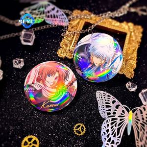 Jeu d'insignes laser Gintama Anime Gintoki Sakata Sougo <span class=keywords><strong>Okita</strong></span> Hijikata Toushirou Marchandise en éventail - Product Image 4