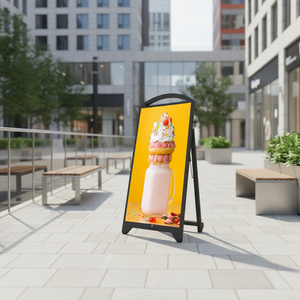 Muestra gratis P2.5mm LED Batería Kiosco Móvil 4K Señalización digital y pantallas Kiosco al aire libre Pantalla de publicidad impermeable - Product Image 1