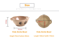 Vaisselle pour enfants en coque de riz écologique, durable, sans BPA, disponible en OEM/ODM, avec logo personnalisable, pour bols et dîners minimalistes