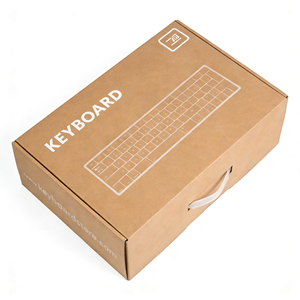 Caja de Cartón Corrugado para Teclado 3C Electronics, con Cierre Automático, Marca Propia, Opción de Flauta B/E, Plegable, Impresión a Cuatro Colores, Personalizable - Product Image 3