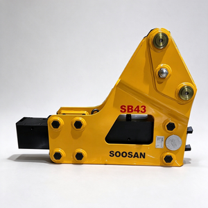 Martillo Hidráulico Lateral SOOSAN SB43 para Excavadora, Accesorio para Demolición, Compatible con Excavadoras de 5-12 Toneladas - Product Image 1