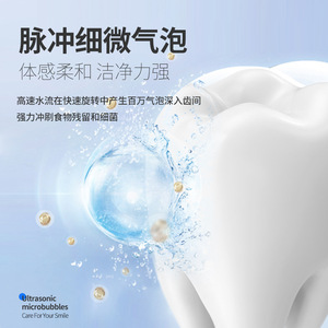 Electric Water Flosser 250Ml Type C Charging IPX7 Waterproof Portable Oral Irrigator With 3 Pressure <b>Levels</b> - Product Image 2